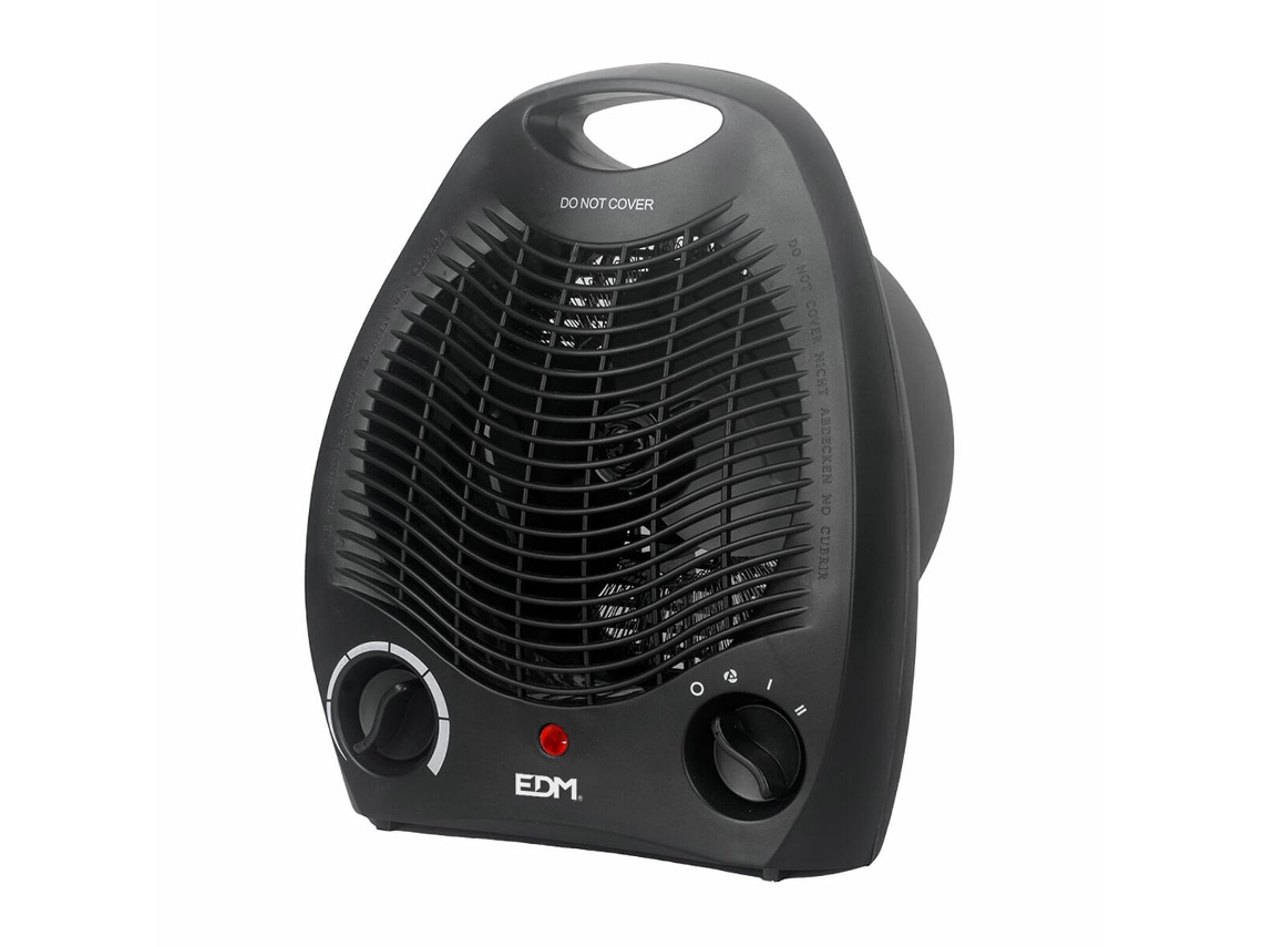 Mini-Aquecedor Elétrico Portátil EDM Preto 1000 2000 W