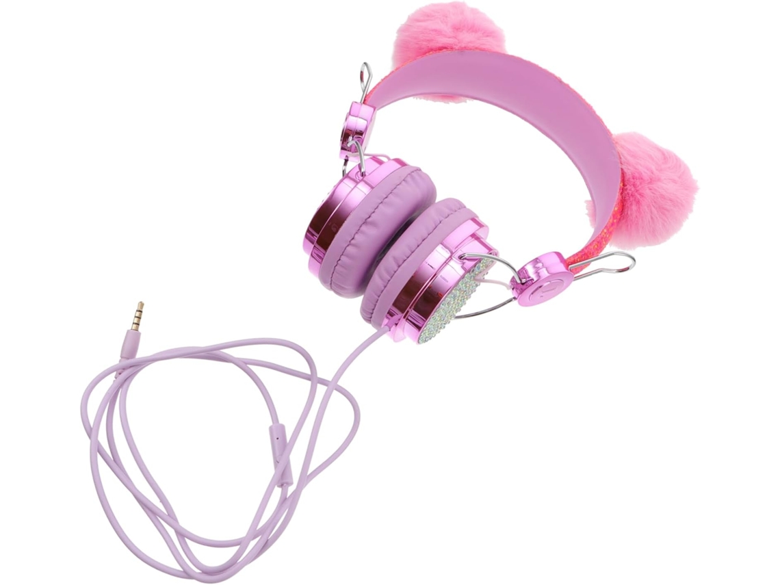 Fones De Ouvido Com Gato, Design Pelo Para Meninos E Ideais Uso