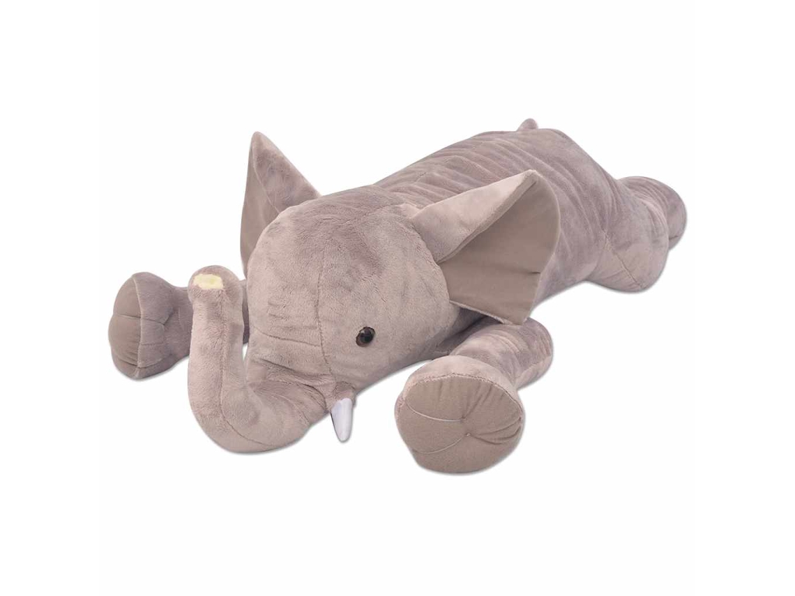 Vidaxl Elefante De Brincar Em Pelúcia Xxl 95 Cm