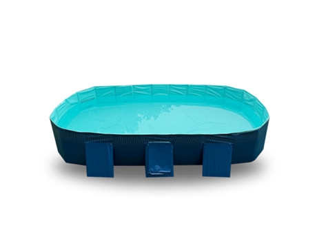 Piscina Dobrável Foldable Pool 253x133x50cm, 1000l, Piscina Infantil, Piscina Portátil Para Cães, Piscina Removível, Inquebrável, Industex Starlyf