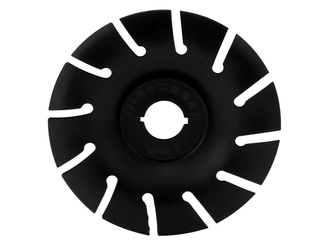 Disco De Carving Para Esmeril Angular 125mm Aço Inox 12d Forma Madeira Acessório Preto