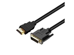 Hdmi dvi d de Link Único kaapeli, 0,5 M, Musta ZYBLSSBB