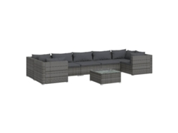 Garden Lounge Set, Garden Lounge Sets Vidaxl Cinzeto Rattan / Vime (n/a)