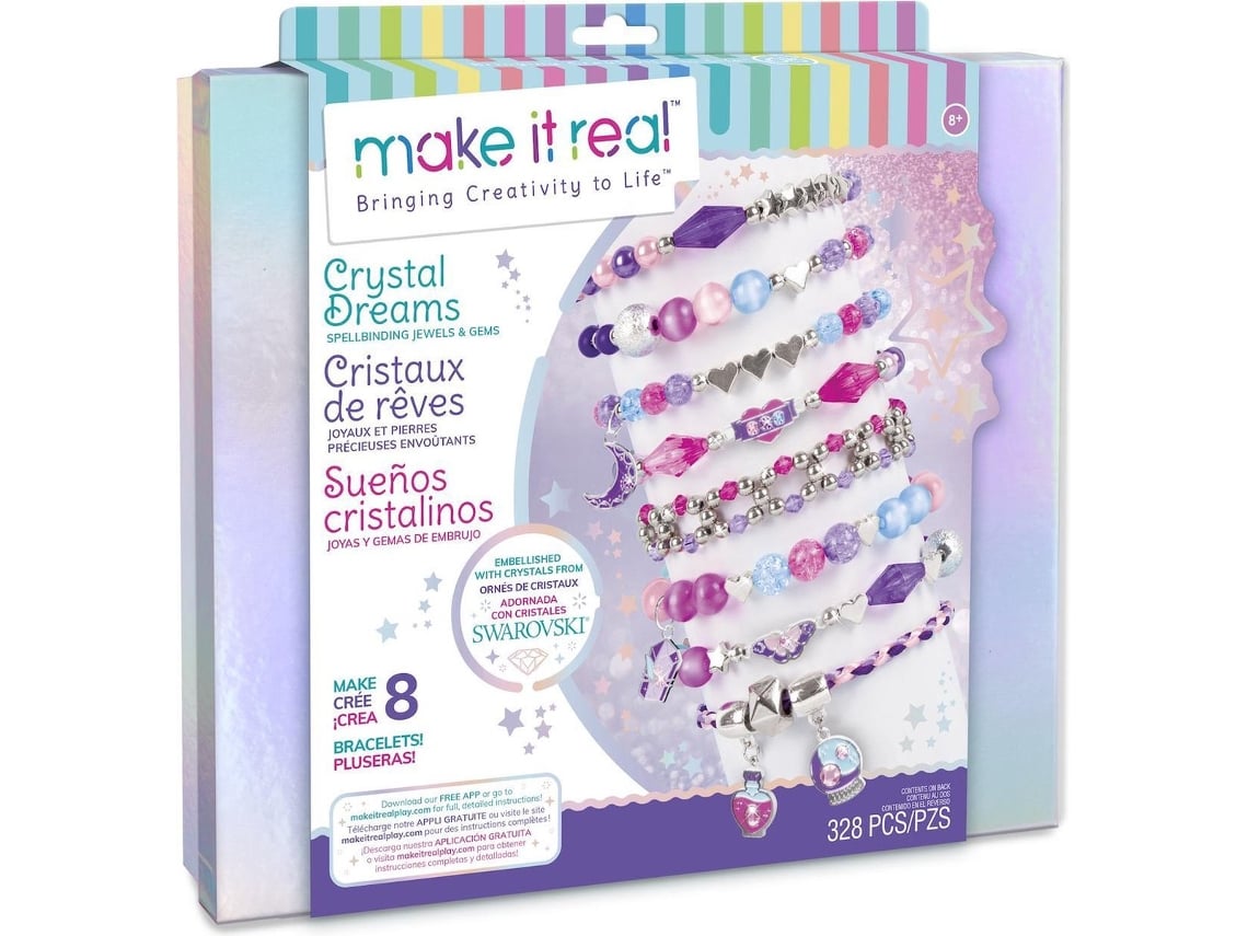 Kit de fabrico de pulseiras para crianças MAKE IT REAL Dreams (8