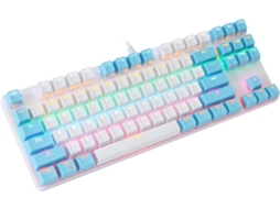 Teclado Mecânico Com Fio, Retroiluminação Rgb Para Jogos E Design Anti-ghosting.