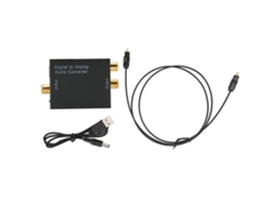 Conversor de Áudio LAXISCREED Coaxial/óptico Digital para Analógico
