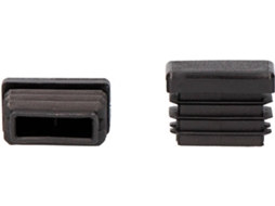 Topo Sistema Interior Retangular com Aba Dimatel 60X20Mm Preto