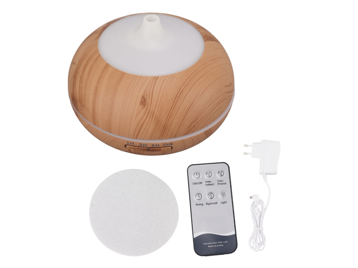 Laxiscreed Difusor Aromaterapia Ultrassônico 550ml Com Controle Remoto E Bateria Interna