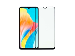 Película De Vidro Temperado Completa Preto Para Oppo A18