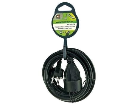 Extensão 3m 3x1,50 Preta Evoe