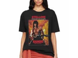 Rockinstone Rambo Movie Part Ii Black Adult T-shirt Size:l