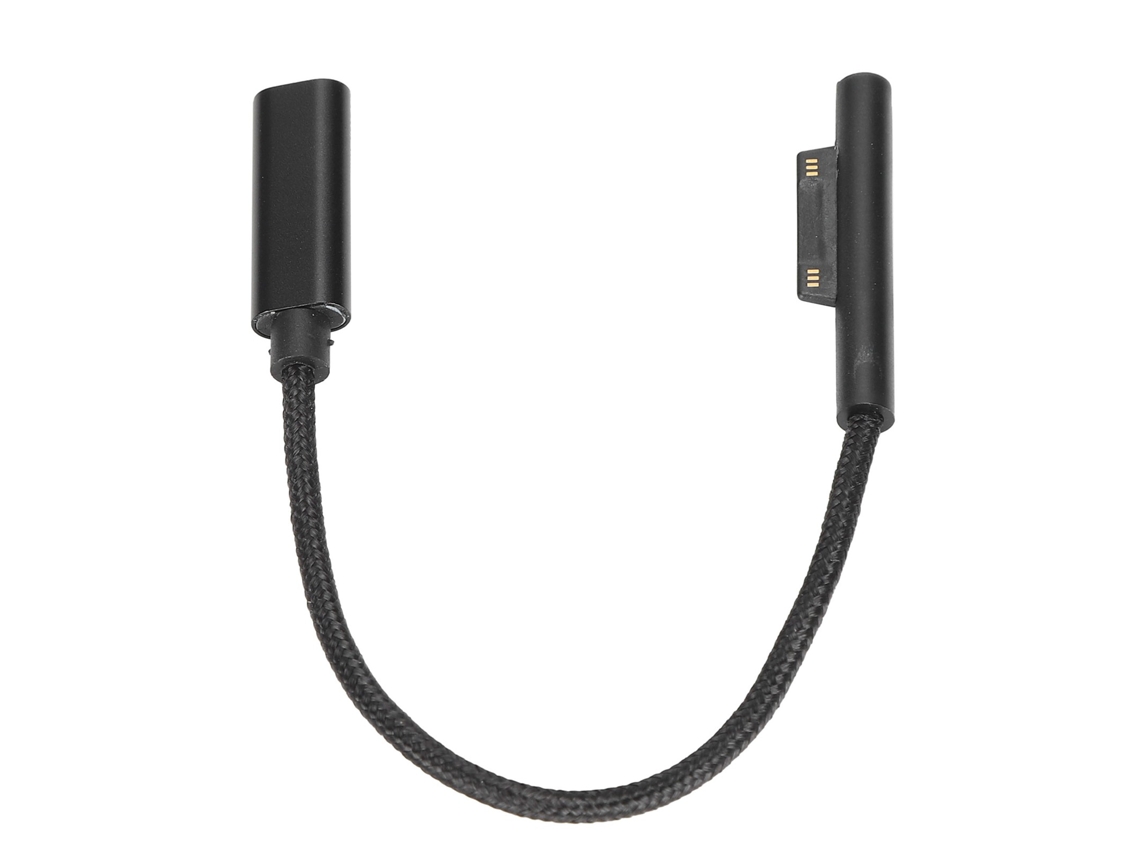 2026zentro-cabo Adaptador Magnético Typec Fêmea Para Carregamento Pd Microsoft Surface Pro3/4/5/6