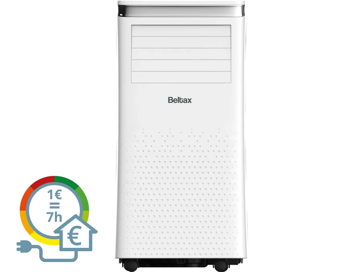 Ar Condicionado Portátil BELTAX BAC-1009 (18 m² - 9000 BTU - Branco)