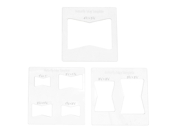 Template de Inlay Primerox de borboleta 6x6 polegadas