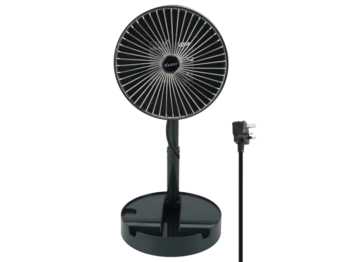 Aquecedor de Ambiente Ptc Silencioso de Mesa com Proteção Contra Queda 220v Plug Uk