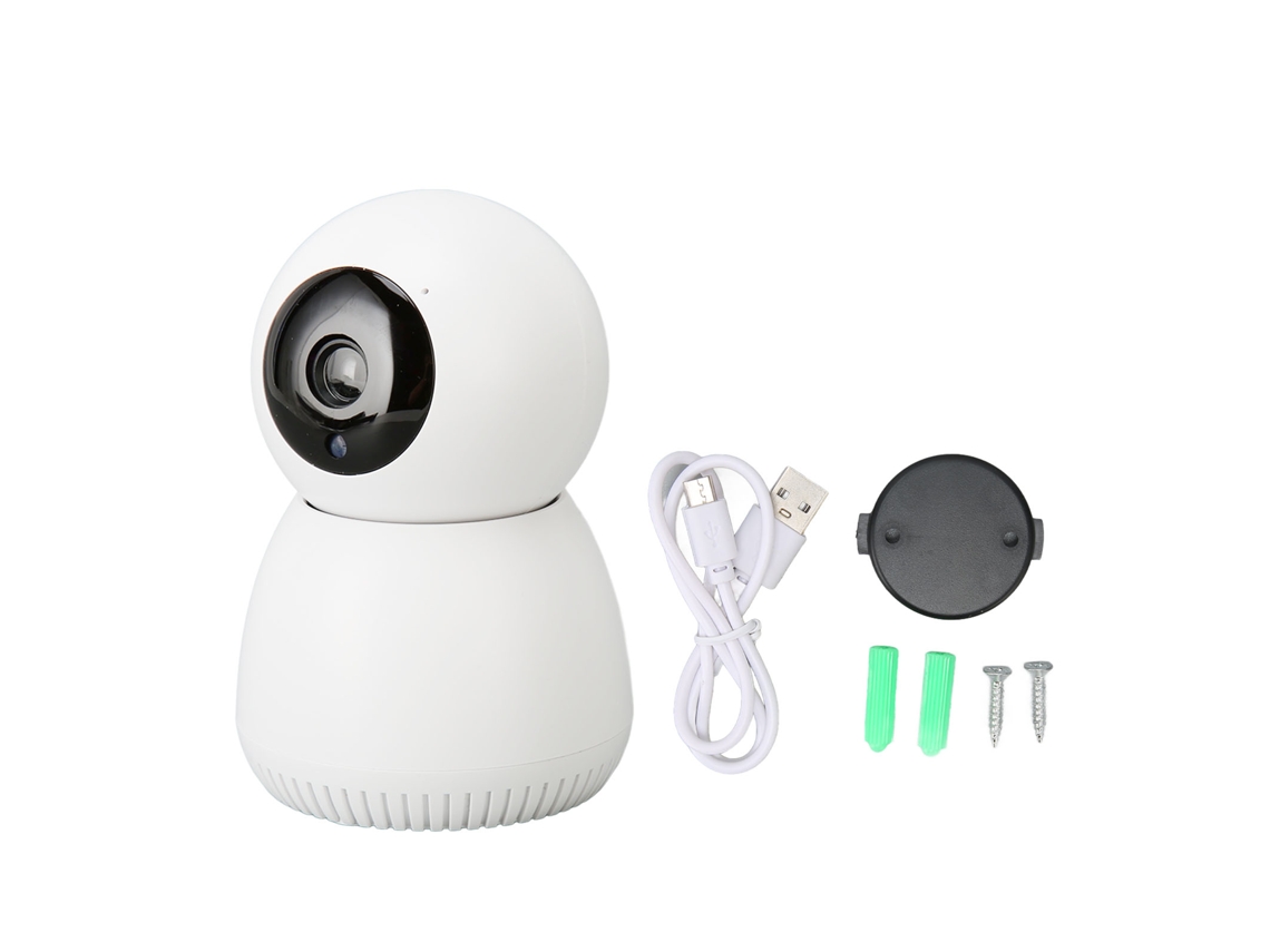Câmera De Segurança Residencial Inteligente Sem Fio Com Wi-fi, Resolução Hd 1080p, Visão Noturna Infravermelha, Detecção Movimento, Áudio Bi