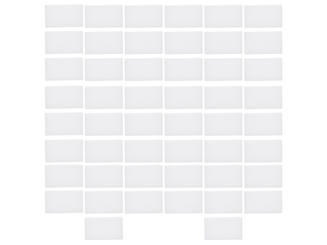 Esponja de Limpeza para Cozinha 50pcs 2x6x10cm, para Pratos, Sapatos, Manchas S/MARCA