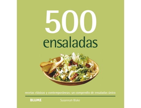 Livro 500 Ensaladas (2020) de Susannah Blake (Espanhol)