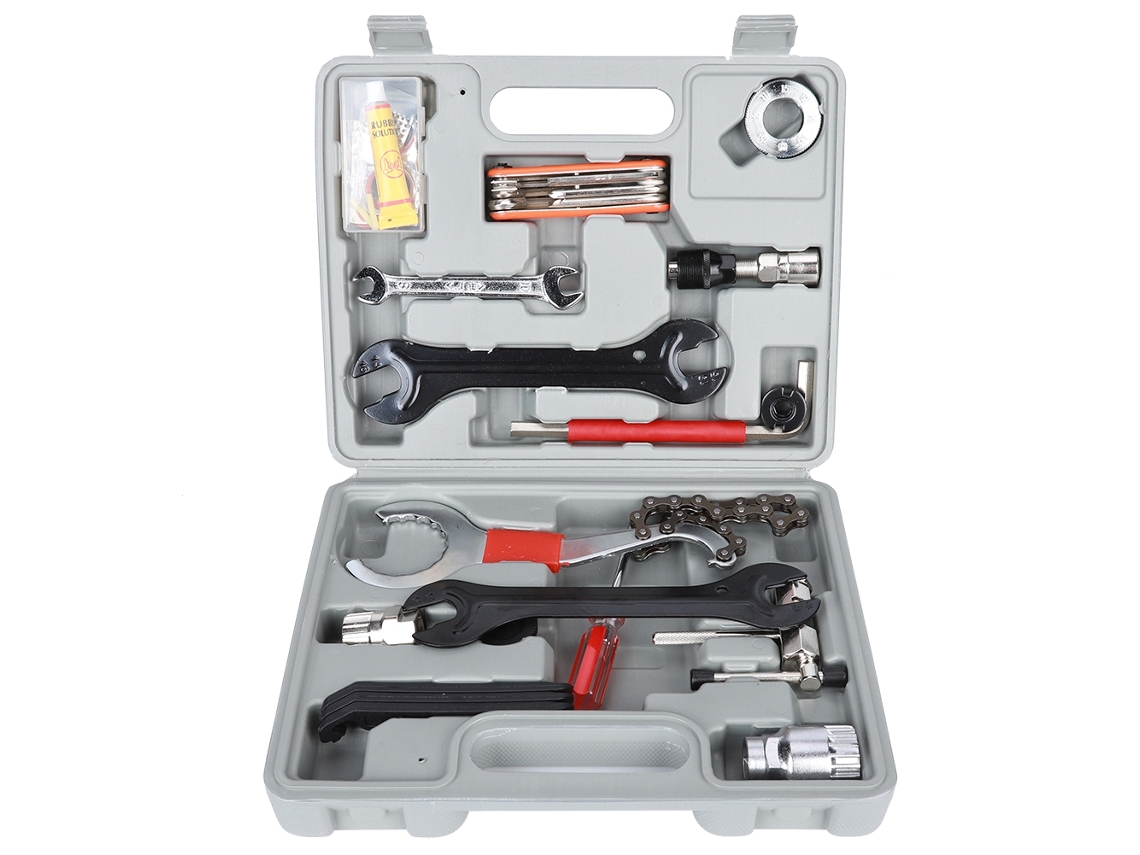 Business kit de Reparo de Bicicleta com 23 Peças Aço Inoxidável