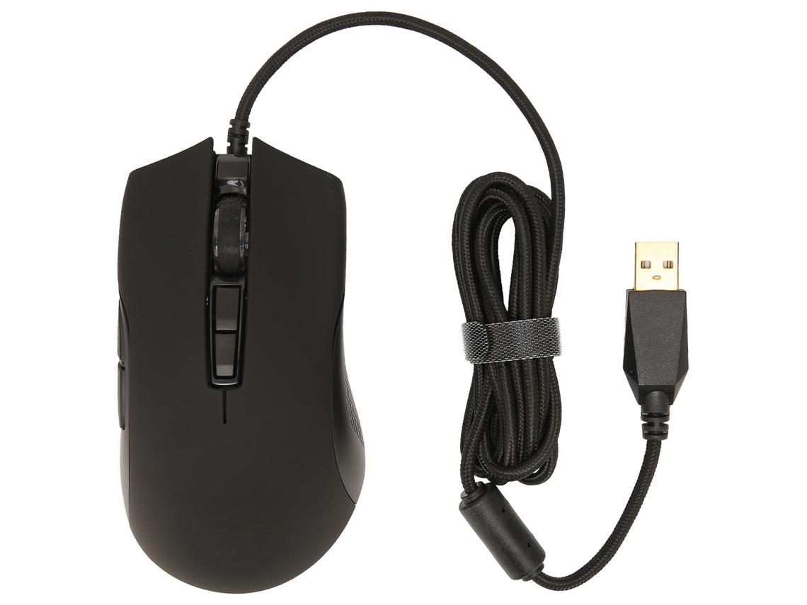 Rato Gamer Com Fio Rgb Dpi Ajustável Ergonômico