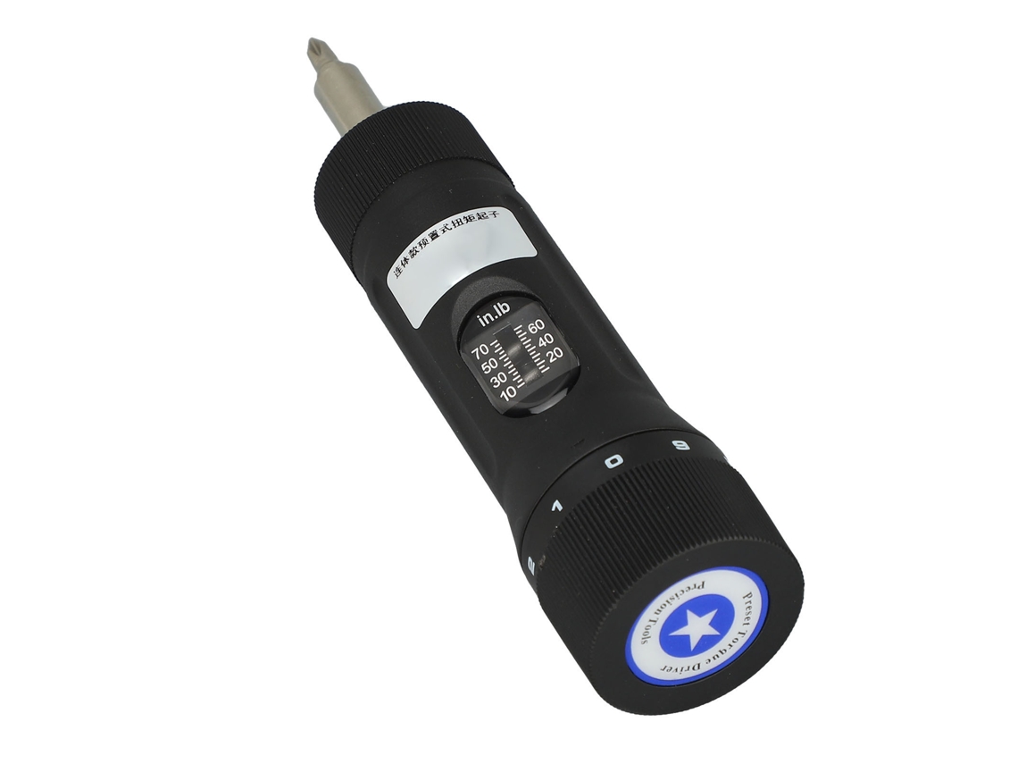 Destornillador De Torsión Ajustable 1/4in 10‑70in‑lb Llave De Torsión Destornillador