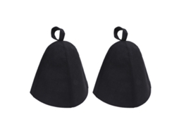 2pcs Chapéu De Sauna Para Homem Absorvente E Isolante De Calor Acessório Para Banho De Vapor