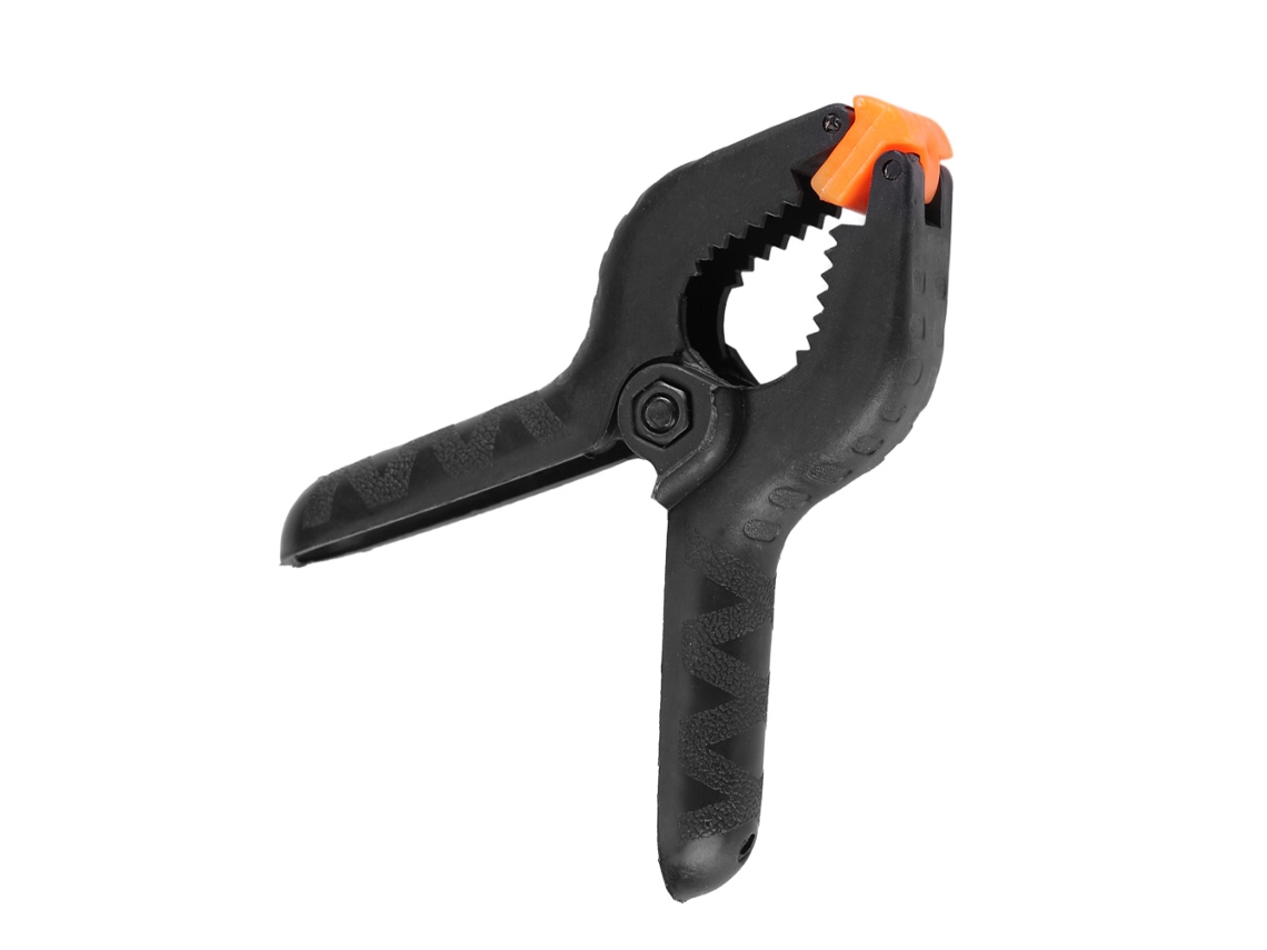 Prensa de Mola Primerox, plástico, 4 polegadas, ferramenta de marcenaria DIY, preta S/MARCA