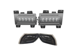 Luzes Laterais Led Fumadas Jeep Wrangler Jl Sahara Rubicon 2018 2019 Sinal Direção Amarela