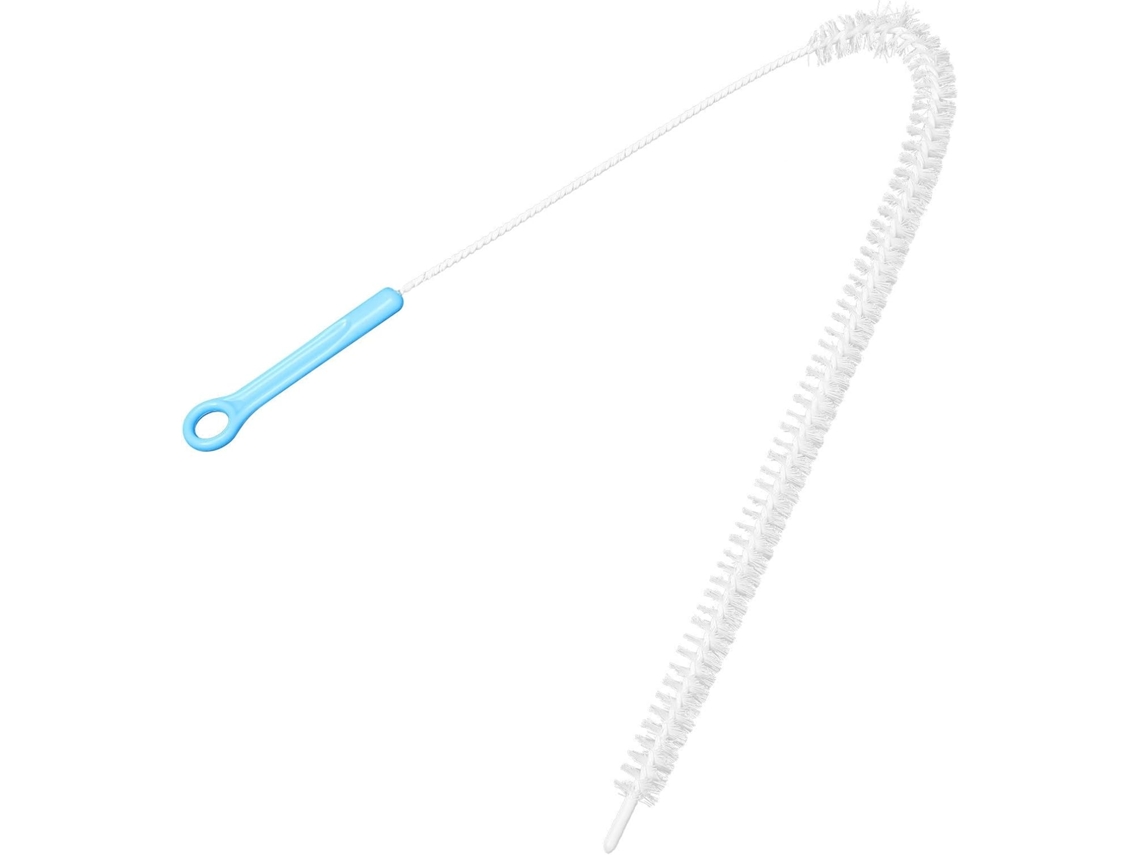Escova De Ralo Flexível Clispeed Para Pia E Banheiro, Cerdas Espirais, Limpador De Tubos Em Abs Azul Para Remover