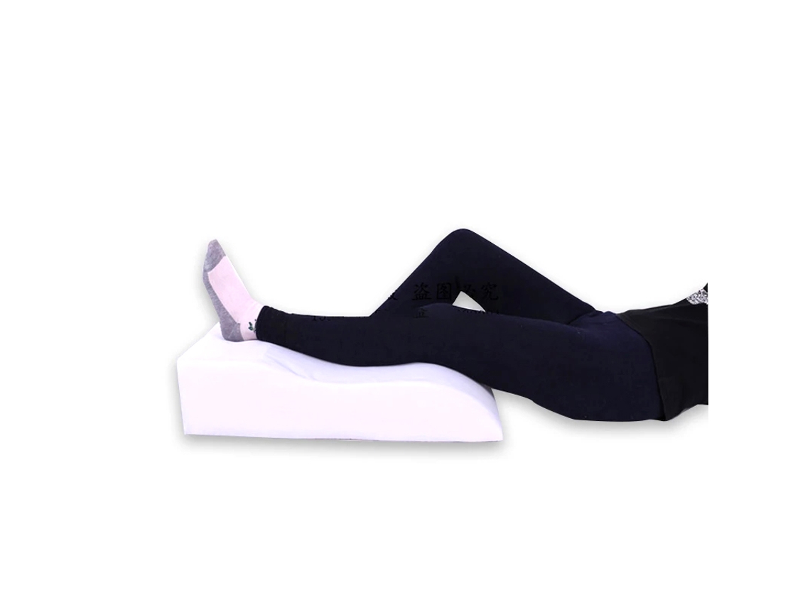 Almofada De Encosto Azul Com Função Massagem E Altura Ajustável Branca