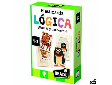 Jogo Educativo HEADU Flashcards Logic 5 Unidades