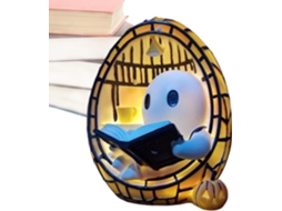 Luminária De Leitura Fantasma Com Mudança Cor: Decoração Adorável E
