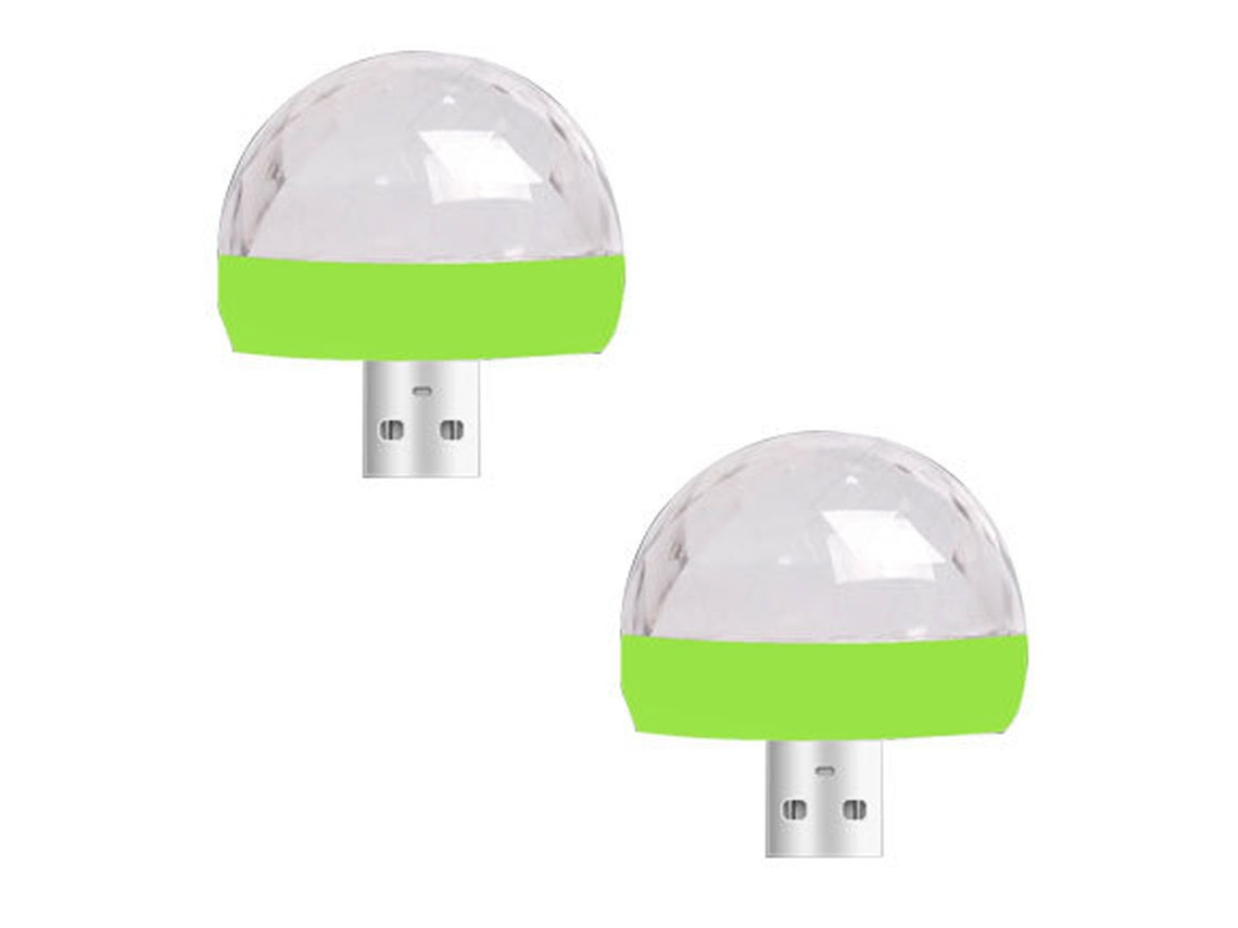 Luz Disco Mini Usb Bola de Festa Ativada Por Som Luzes Dj Disco RNEMITERY