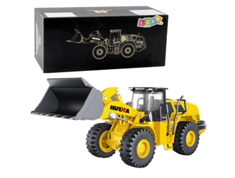 Retroescavadora Metal Construction Huina Amarelo 150