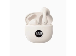 Auriculares Bluetooth com Redução de Ruído Esbranquiçado GODTVAGT