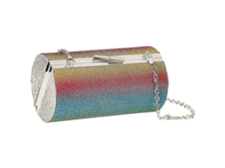 Bolsa De Mão Colorida Com Strass Feminina, Bolsa De Cristal, Elegante, Lantejoulas, Para Noite