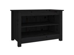 Shoe Bench, Shoe Benches Vidaxl Preto Madeira De Pinho (n/a)