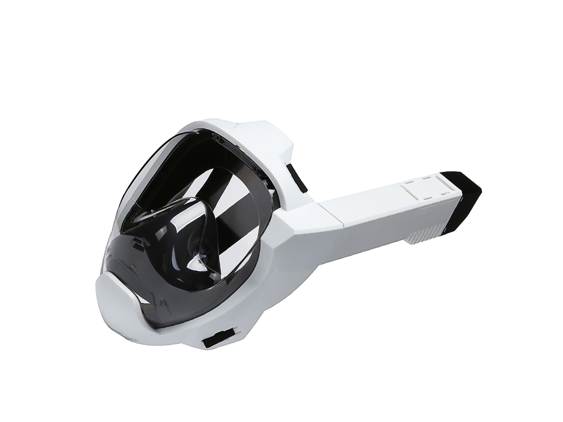 Máscara De Snorkel De Face Inteira Com Sistema De Respiração Seca Anti-embaçamento Anti-vazamento Visão Panorâmica 180° Para Adultos
