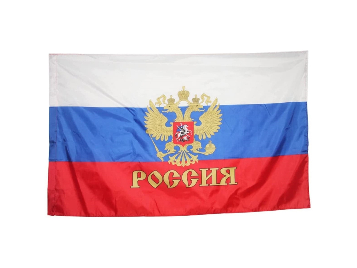 Bandeira Da Rússia 90x150cm Poliéster Decoração
