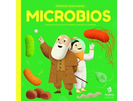 Livro Microbios de Sheddad Kaid-Salah Ferrón (Espanhol)