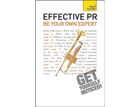 Livro Effective PR Be Your Own Expert Teach Yourself de Angela Murray (Inglês)
