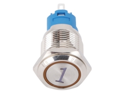 Interruptor Push button Momentâneo Reset com Led 220vac