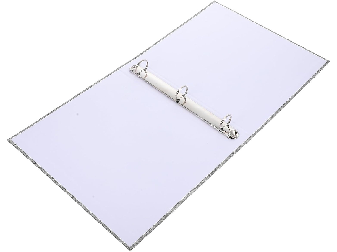 Pasta De Argolas Em Tecido A4 Grande Capacidade Organizar Documentos, Design Minimalista Escola