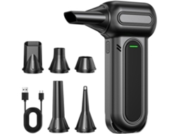Soprador de Ar Comprimido Elétrico com Motor Sem Escovas de 8000 Mah e 3 Velocidades. SFUSHOS