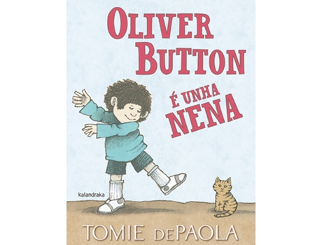Livro Oliver Button É Unha Nena de Tomie Depaola (Galego)