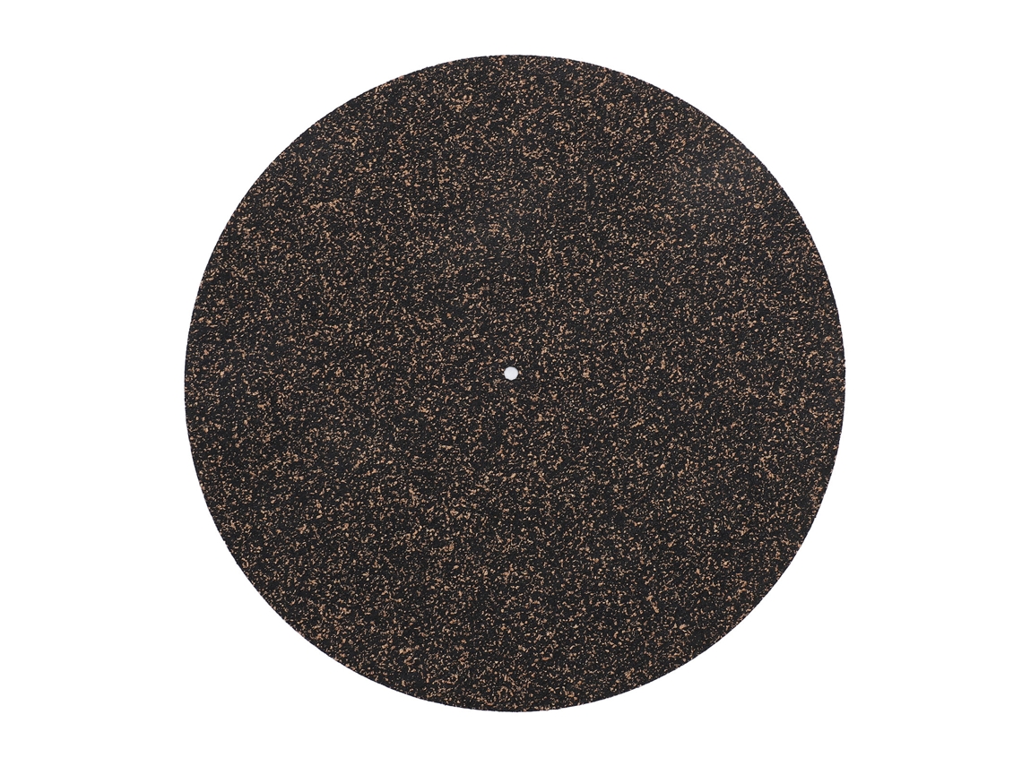 Tapete de vinil de cortiça Mali 4mm anti deslizante antiestático para toca discos de 12 polegadas