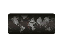 2026 tapete de Mesa Anti derrapante Grande 70x40cm para Teclado e Rato Mapa do Mundo Mármore
