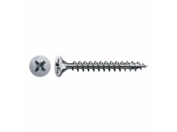Caixa de Parafusos Spax Parafuso de Madeira Cabeça Plana 3,5 X 12 Mm
