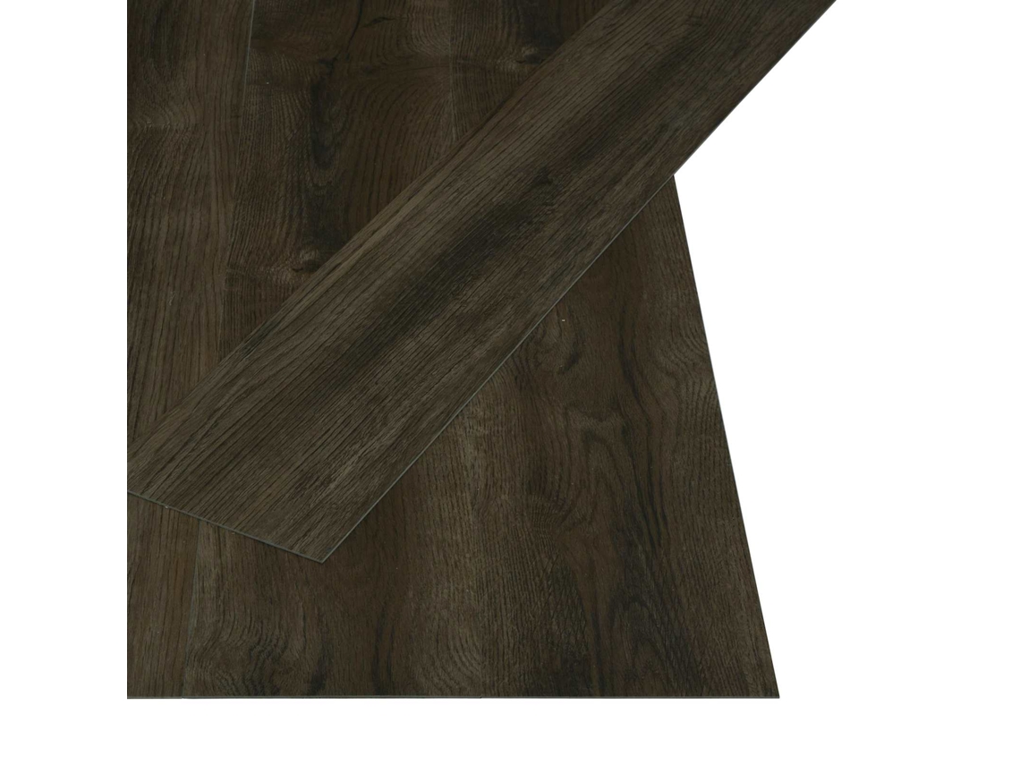 Conjunto 32 Placas Autoadesivas Vidaxl Castanho Pvc (4,46 M²)