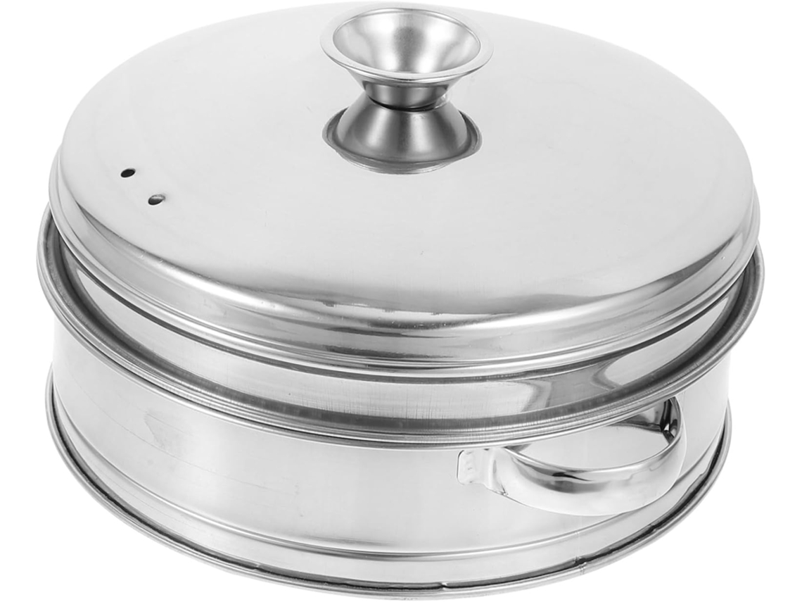 Para Cozinhar A Vapor Em Aço Inoxidável Com Tampa, Portátil, Ideal Para Legumes, Frutos Do Mar E Carnes. Utensílio Gokoco
